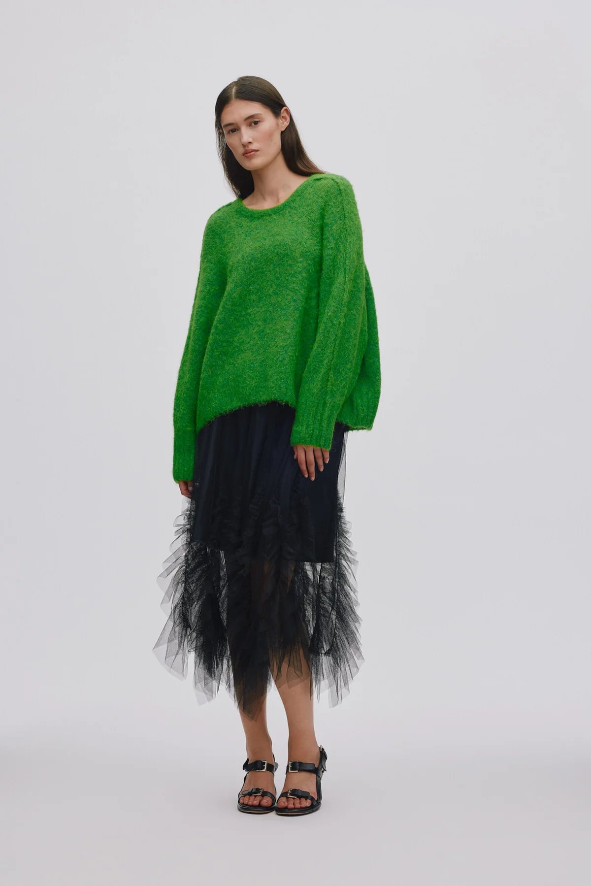 Beka Superlight Boxy Sweater - Viper Green