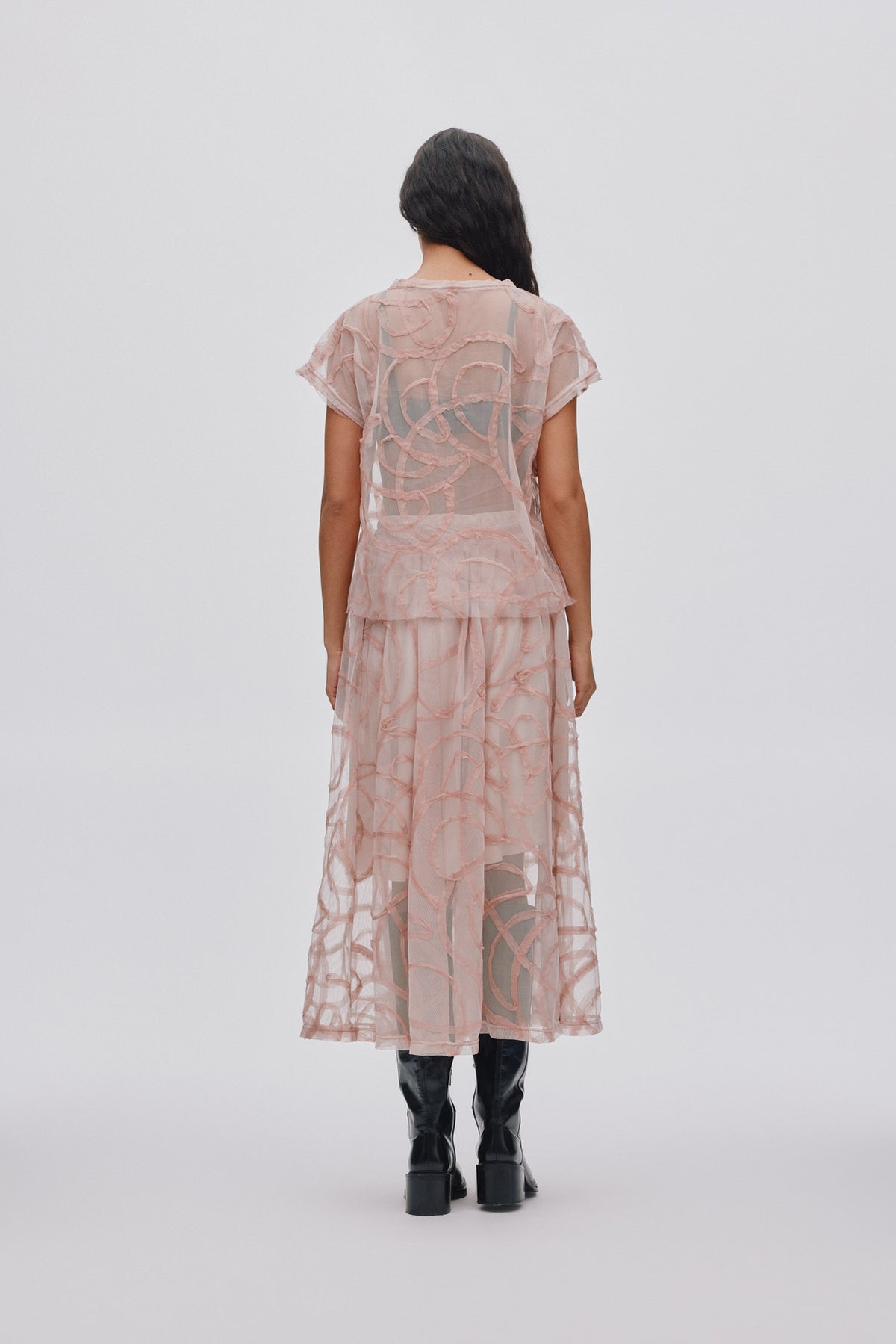 Gritt Boxy Tee - Blush