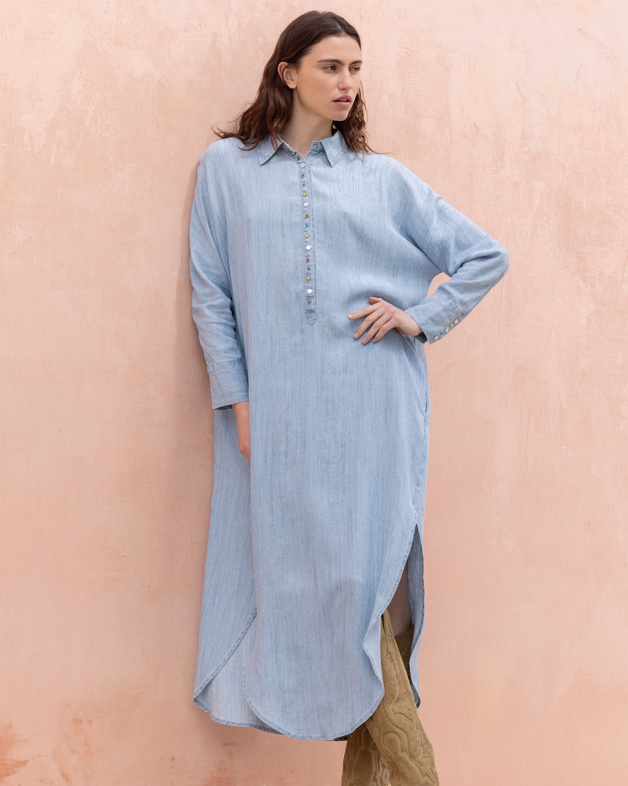 Pina Dress - Light Blue