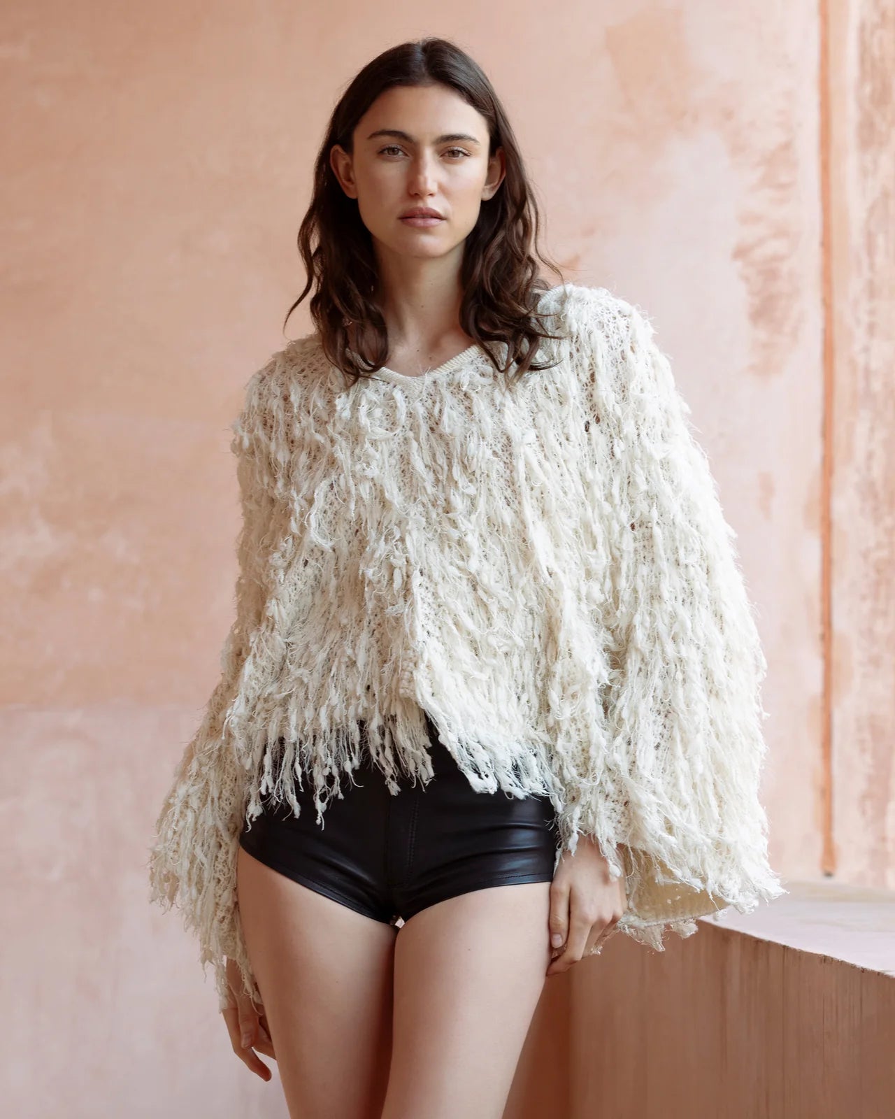 Silou Knitted Sweater - Ivory