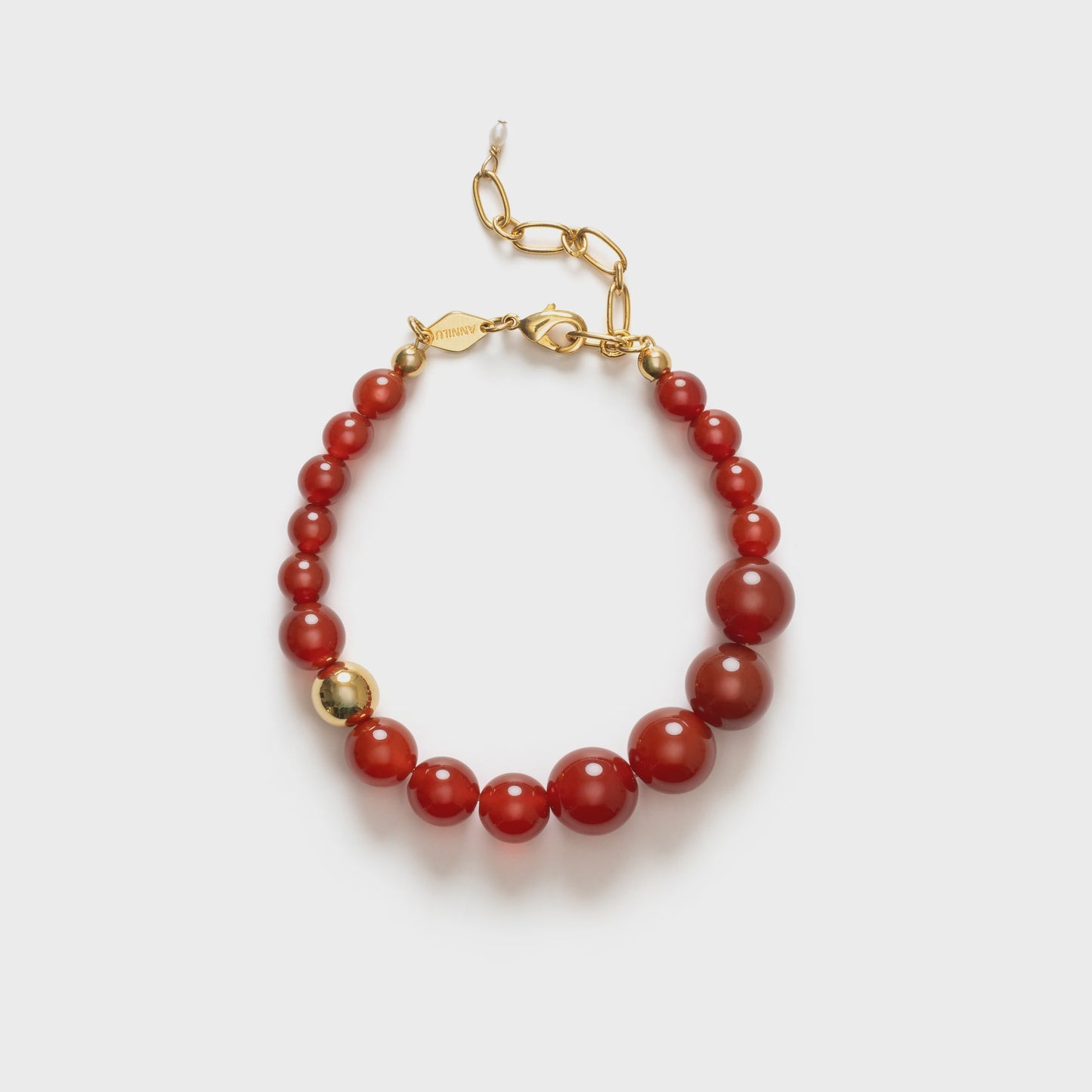 Float Bracelet Red Jade