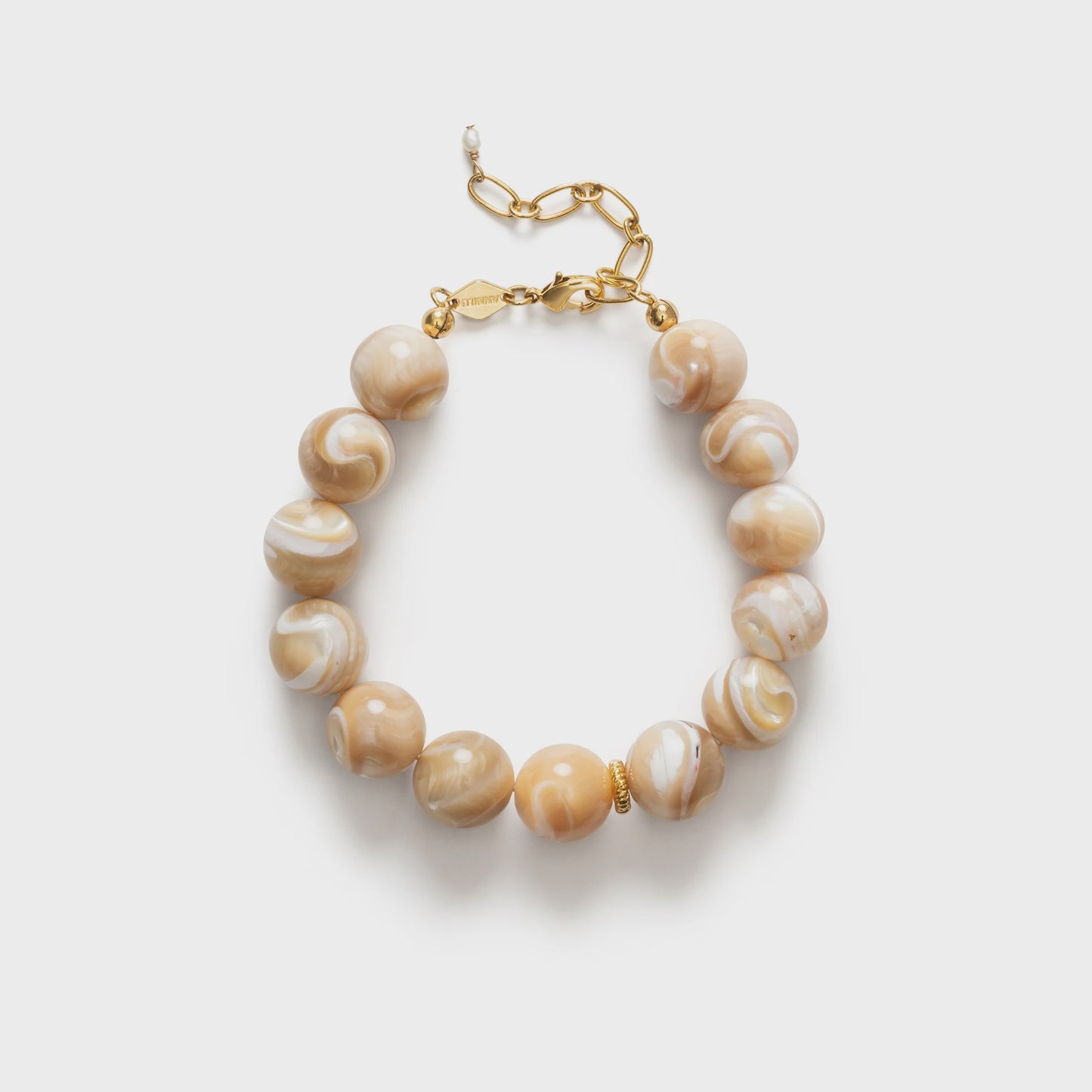 Jetset Gems Bracelet  Cream