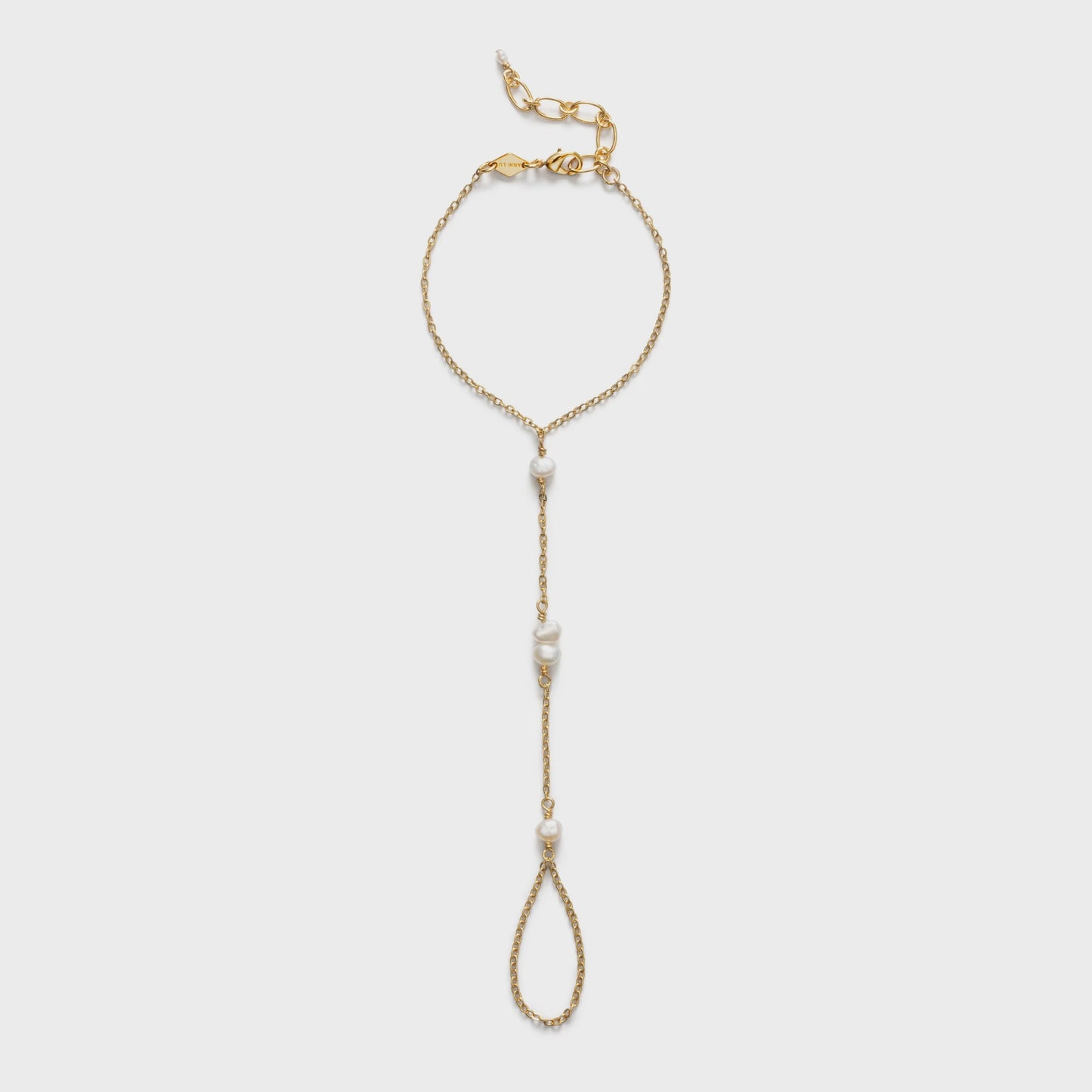 Pearly Handchain Gold