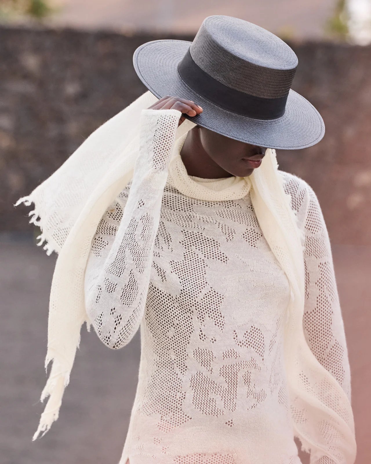 Aphina Scarf Ivory