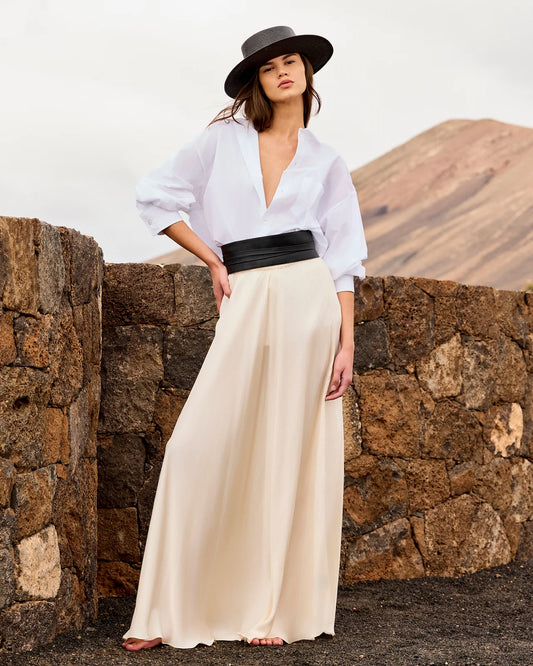Calista Skirt Ecru