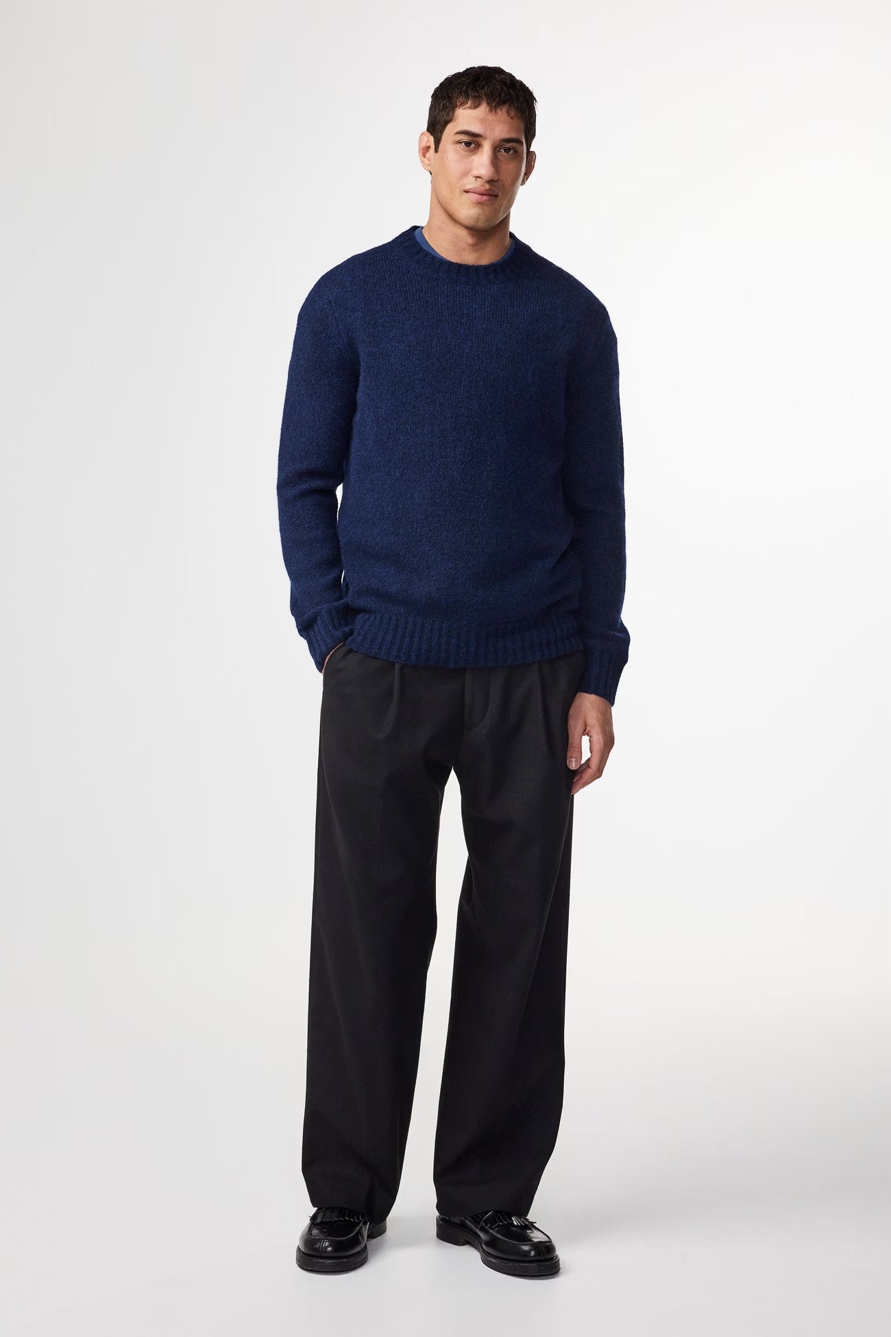 Lee Crew Neck Knit Navy