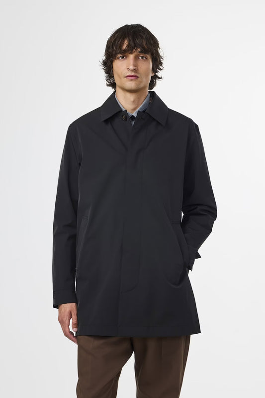Kim Lightweight Technical Coat Black