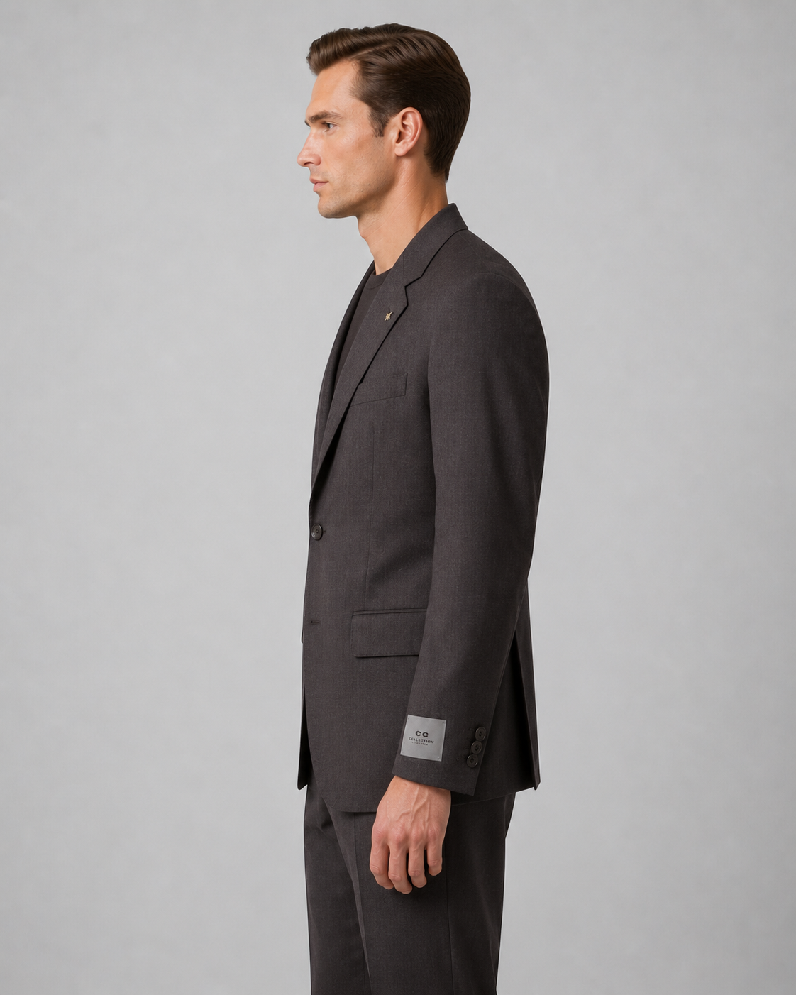 Brown 3 Button Suit