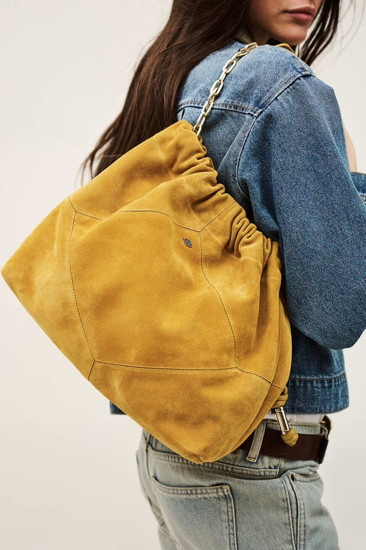 June Suede Tote Bag
