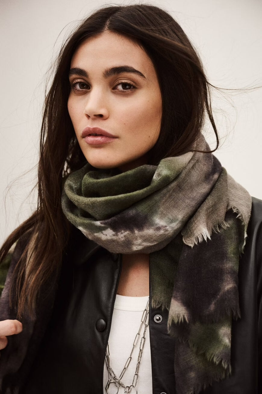 SOFIA wool and silk scarf