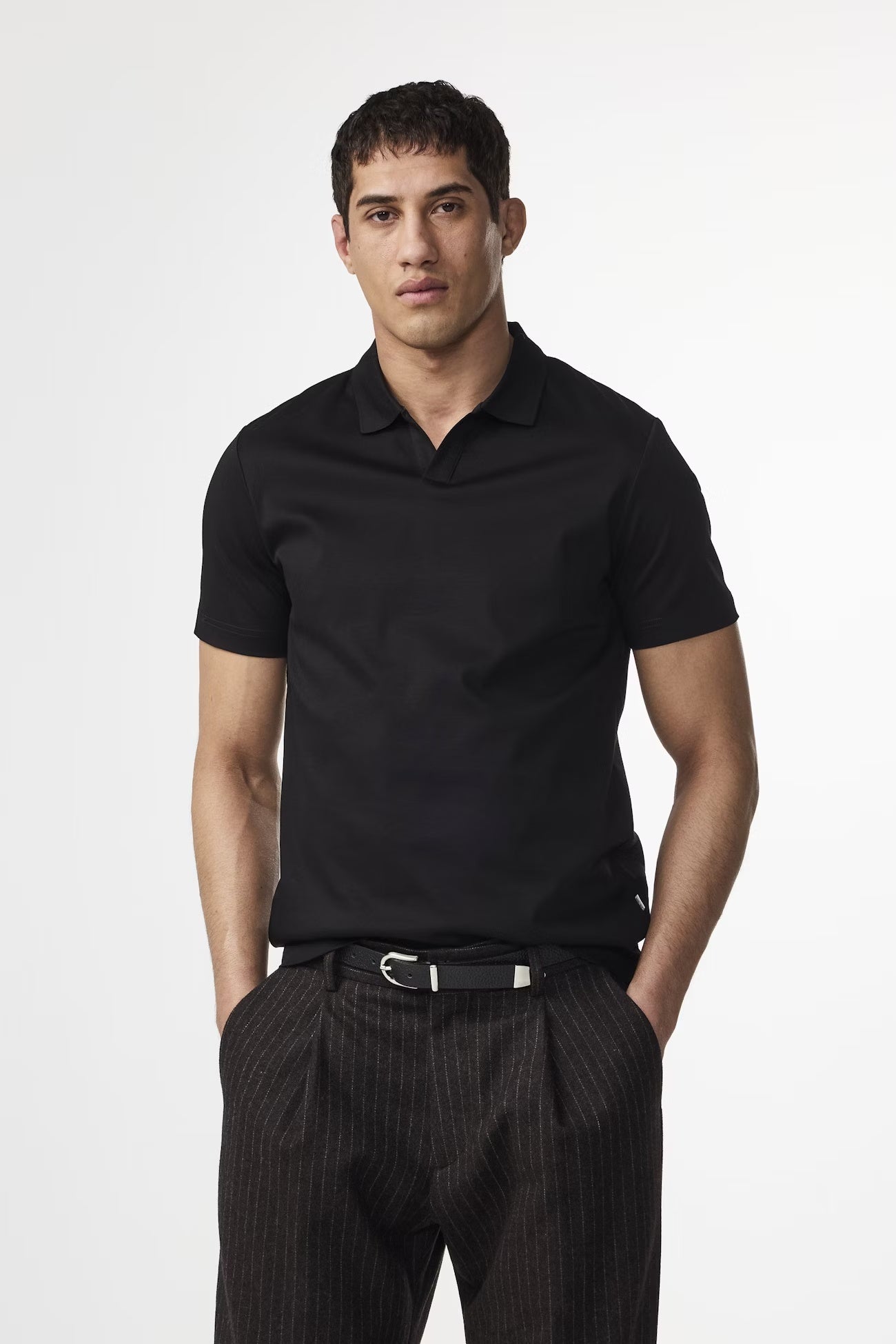 Paul S/S Polo Black