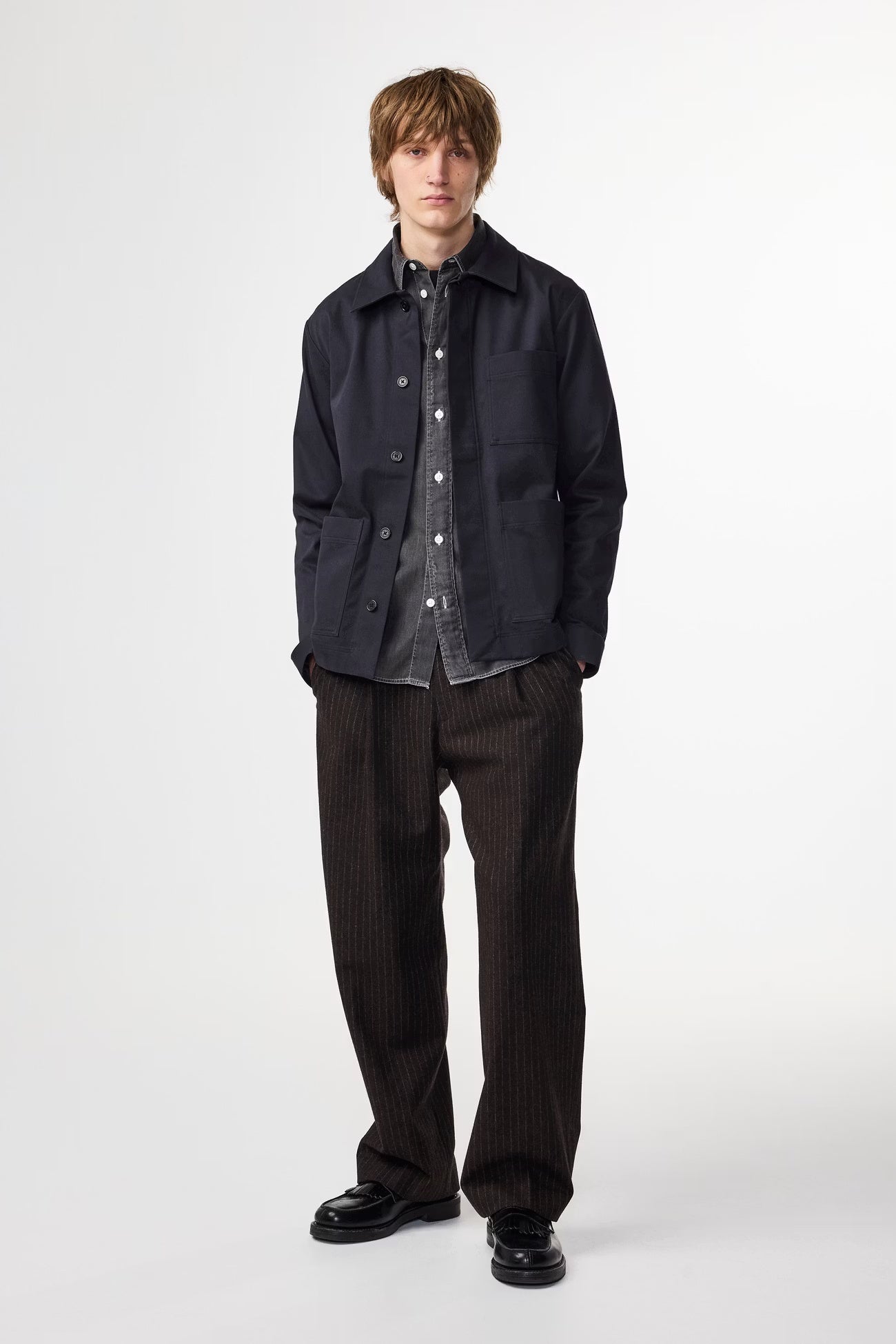 Olav Shirt Jacket Deep Navy