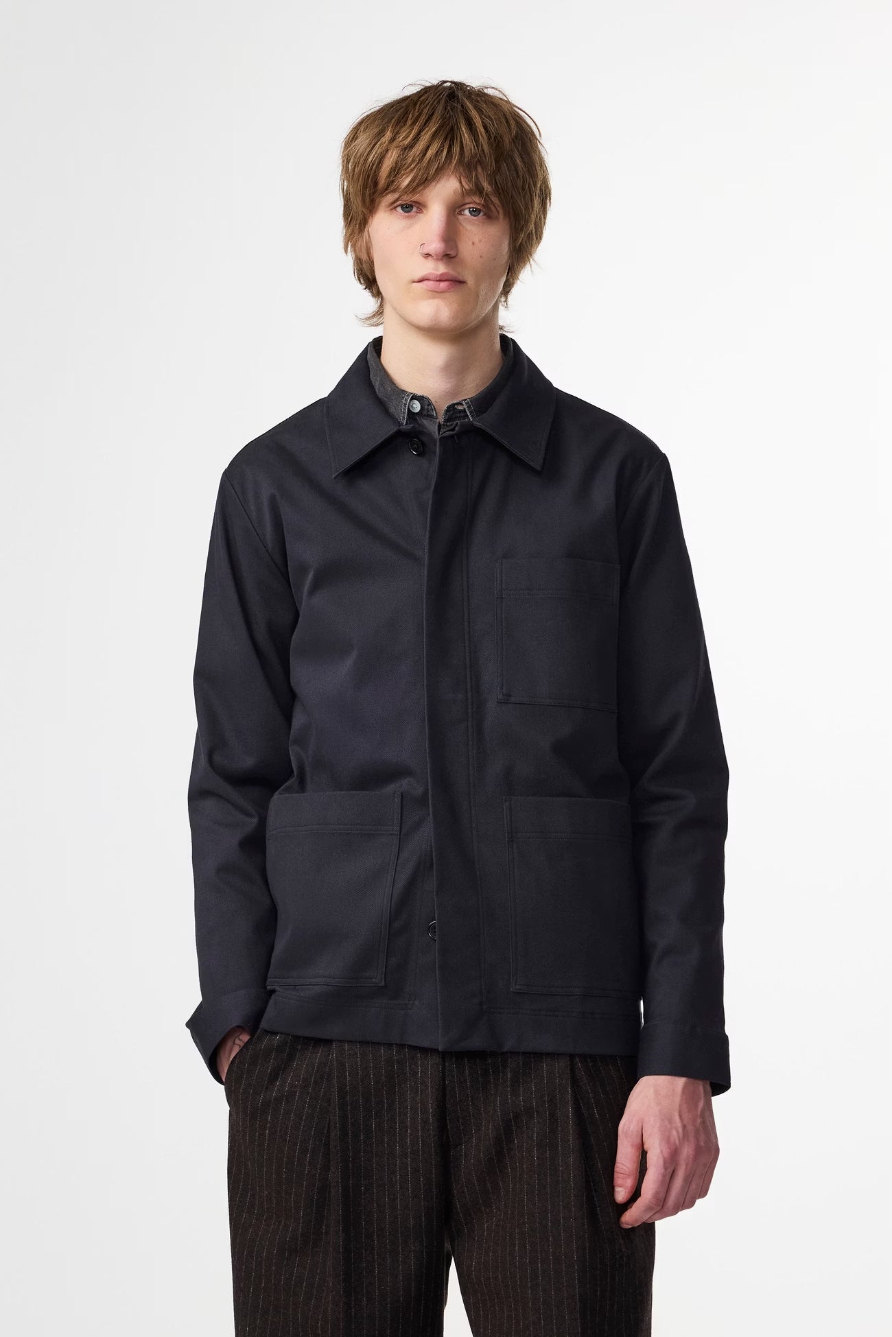 Olav Shirt Jacket Deep Navy