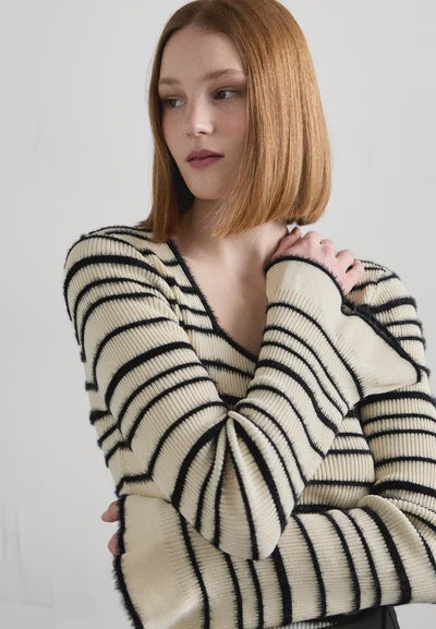 Morila Top - Black Stripe