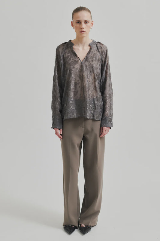 Evie Classic Trousers - Morel