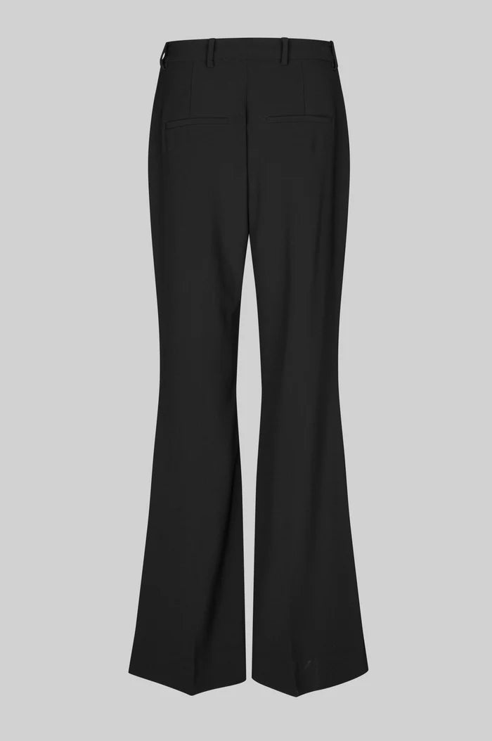 Fique Flared Trousers - Black