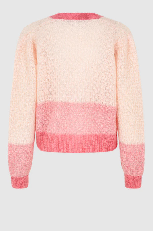 Sebastia Tri-Tone Cardigan