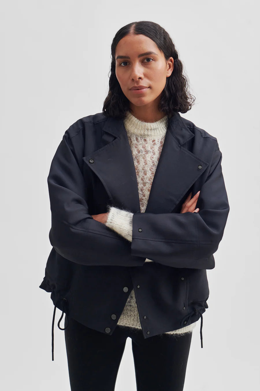 Salma UtilityJacket- Black