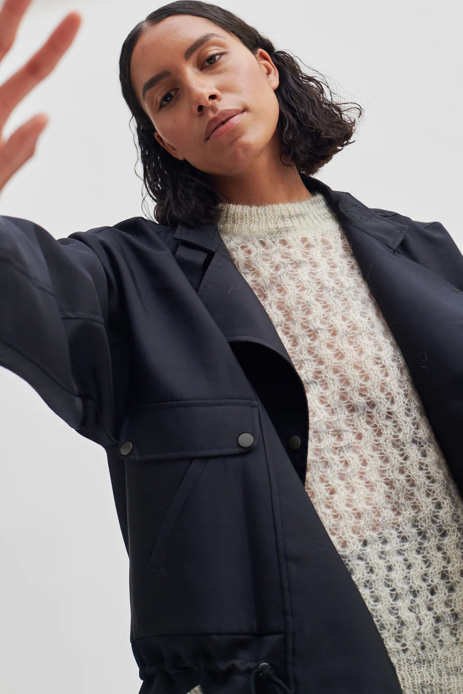 Salma UtilityJacket- Black