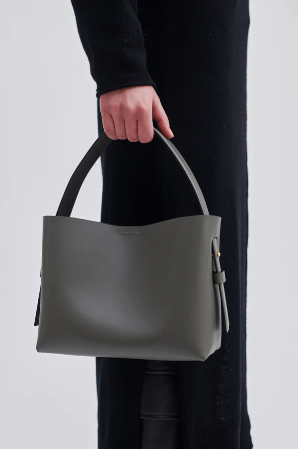 Leata Leather Bag - Bungee Cord