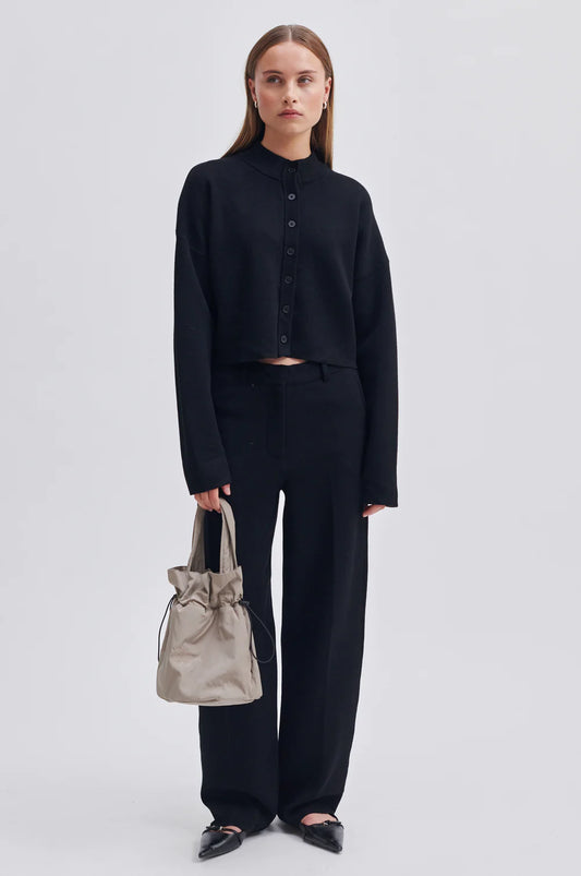 Stinna Knit Pant Black