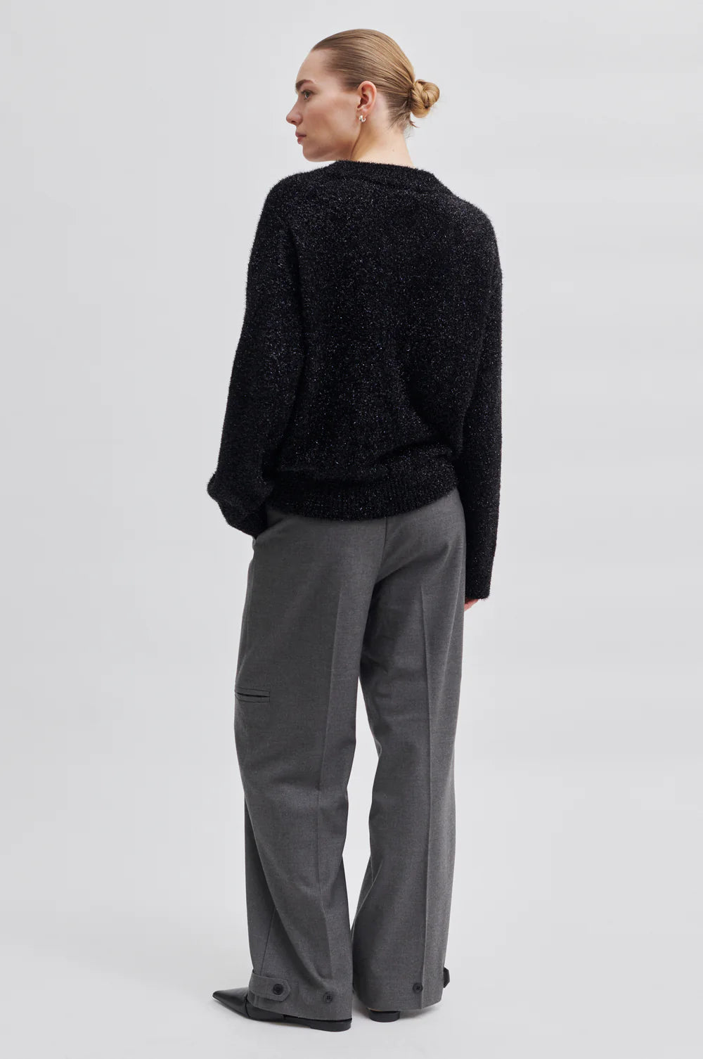 Lamilla Knit O Neck Black