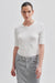 Elvilda SS O-Neck Tee - White
