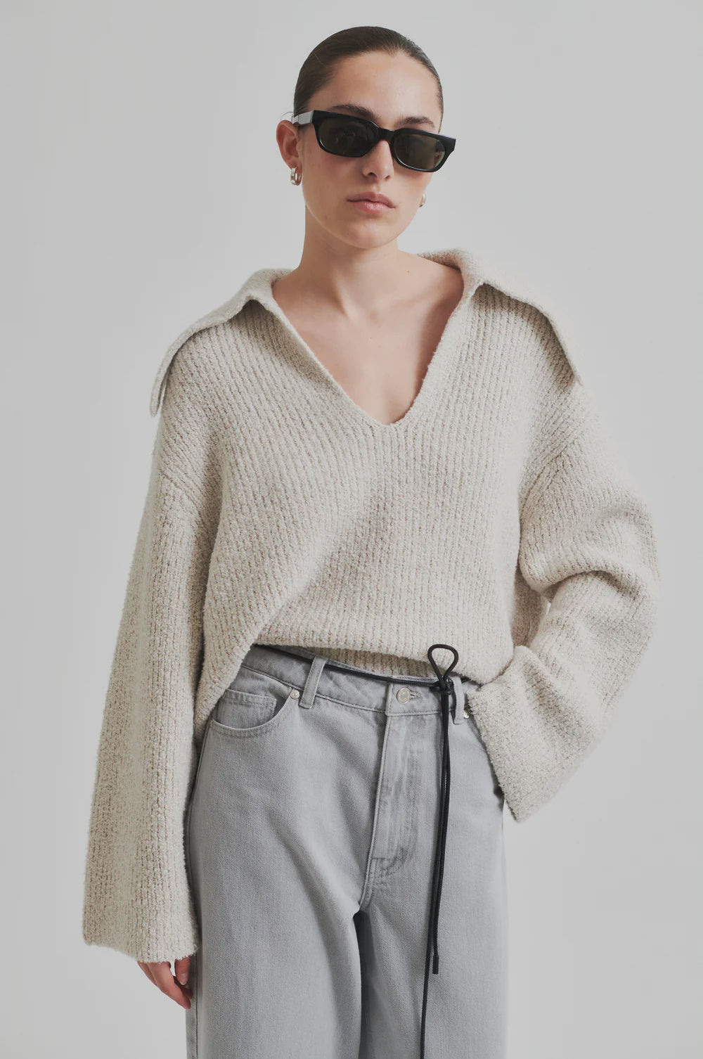 Gerda Knit Collar - Summer Sand