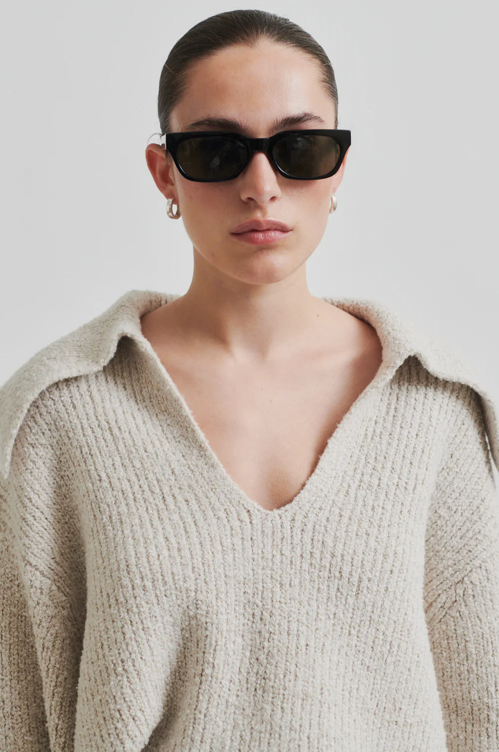 Gerda Knit Collar - Summer Sand