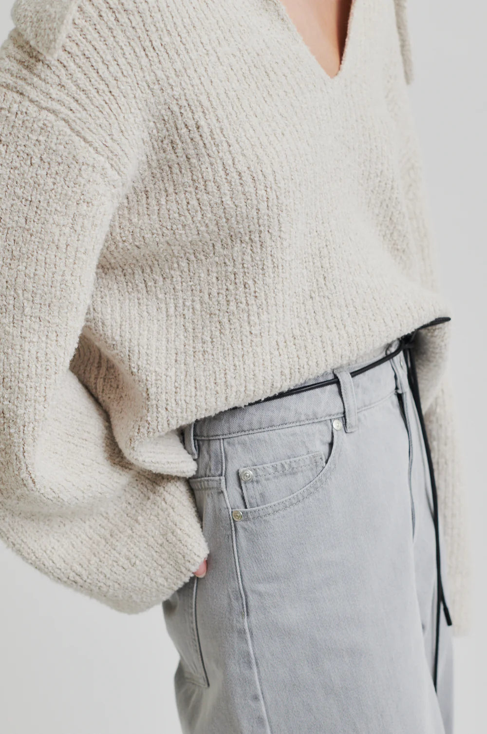 Gerda Knit Collar - Summer Sand