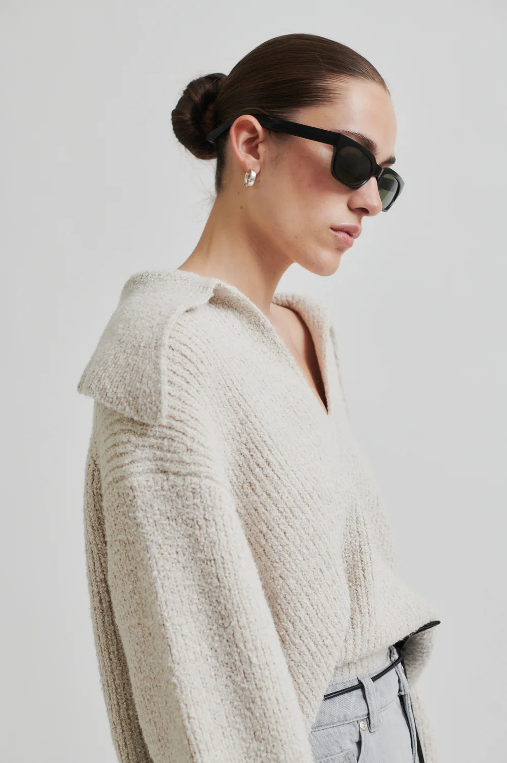 Gerda Knit Collar - Summer Sand