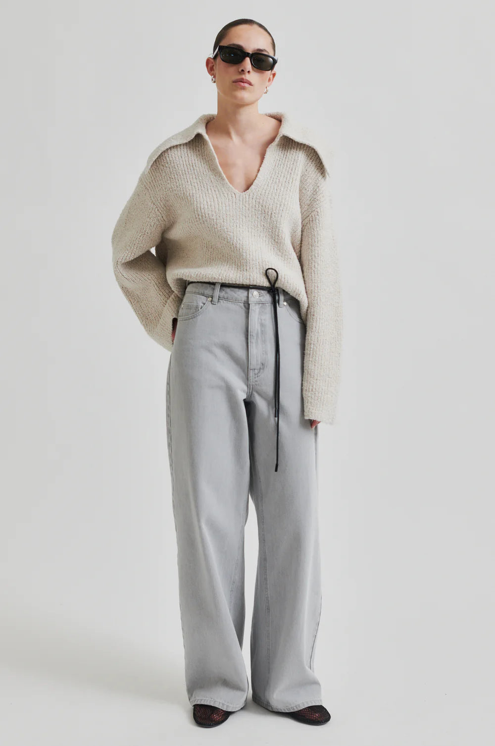 Gerda Knit Collar - Summer Sand