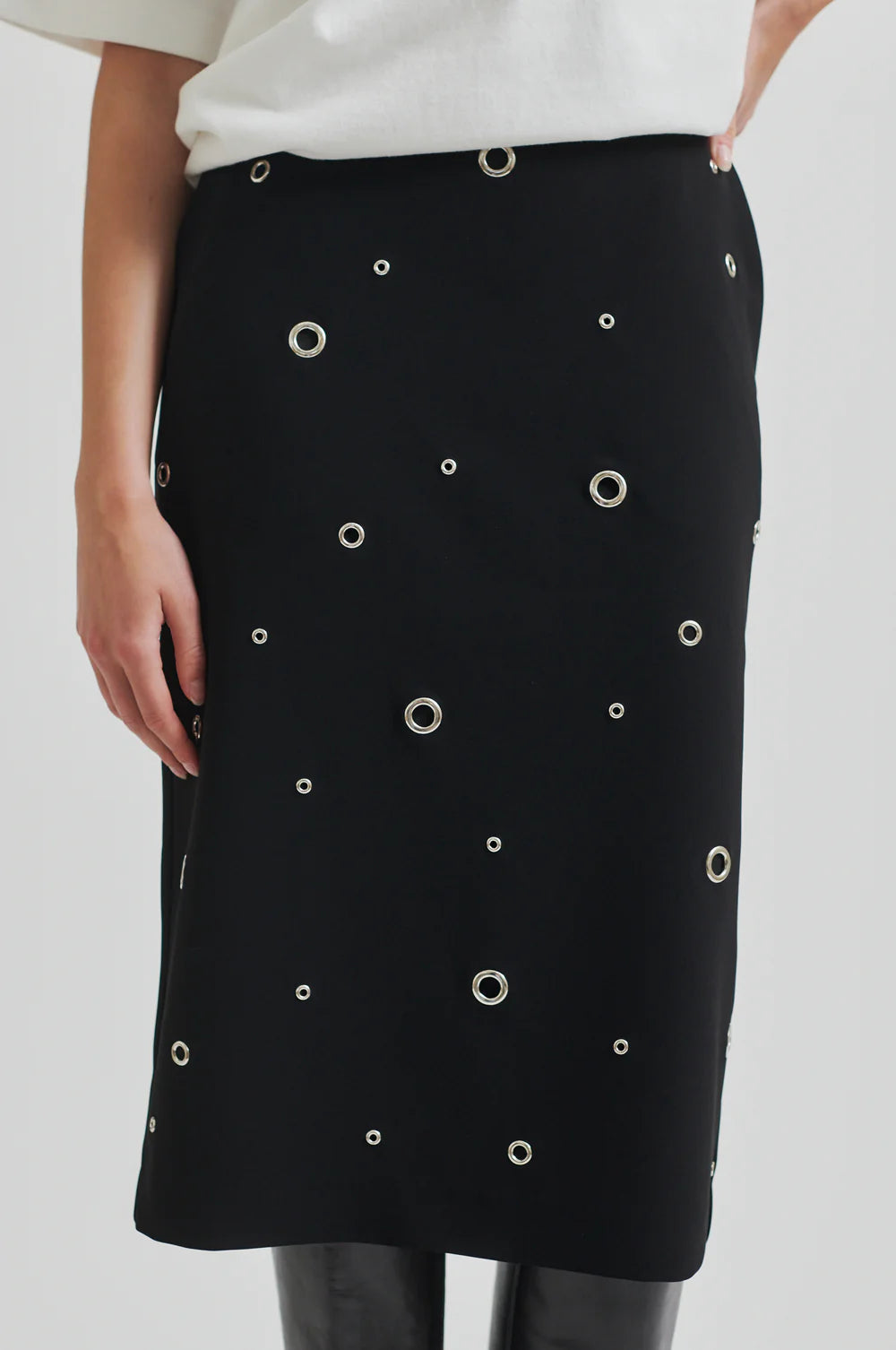 Eyla Pencil Skirt - Black