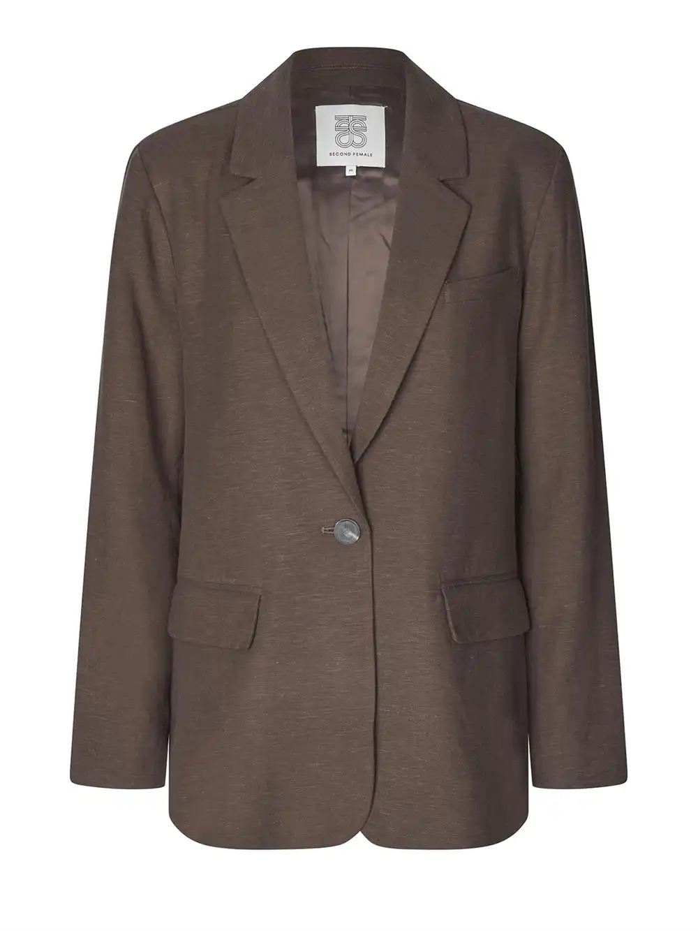 Lino Blazer choc