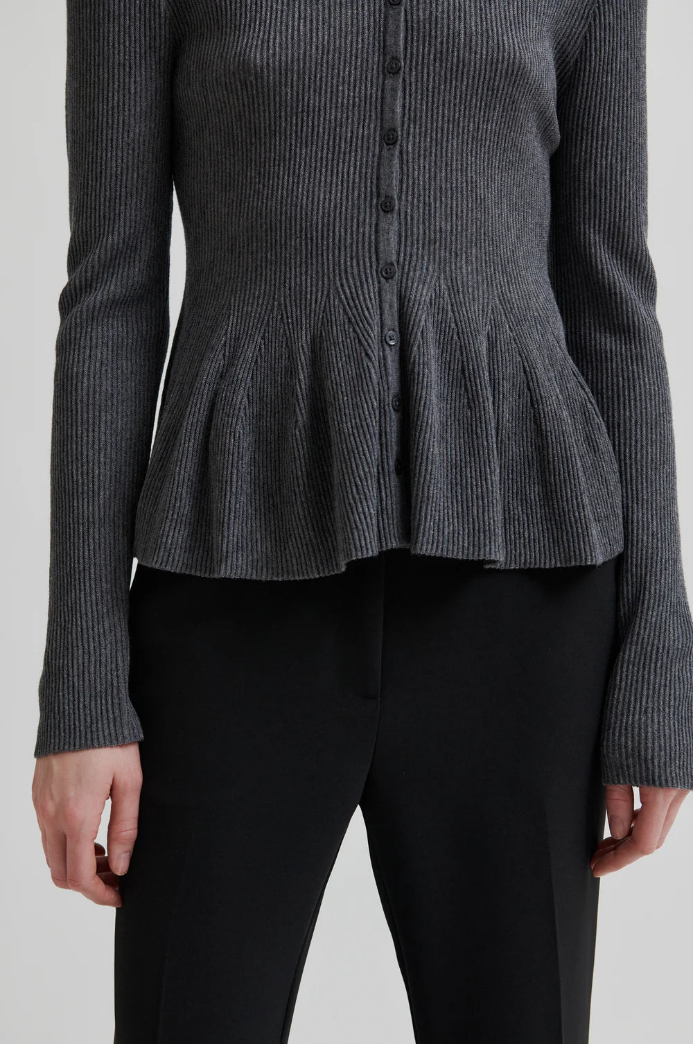 Tova Cardigan Grey Melange
