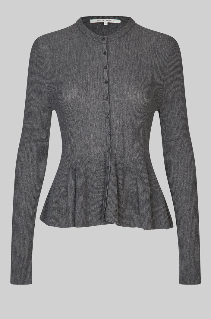 Tova Cardigan Grey Melange