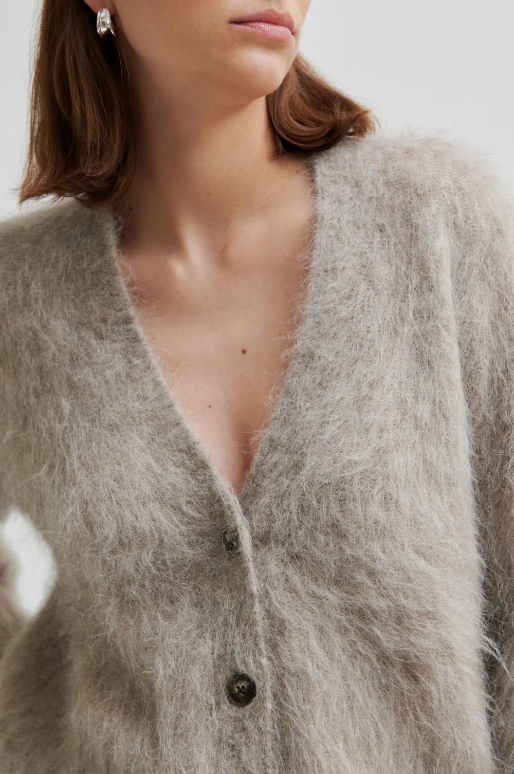 Karla Knit Cardigan - Pumice Stone