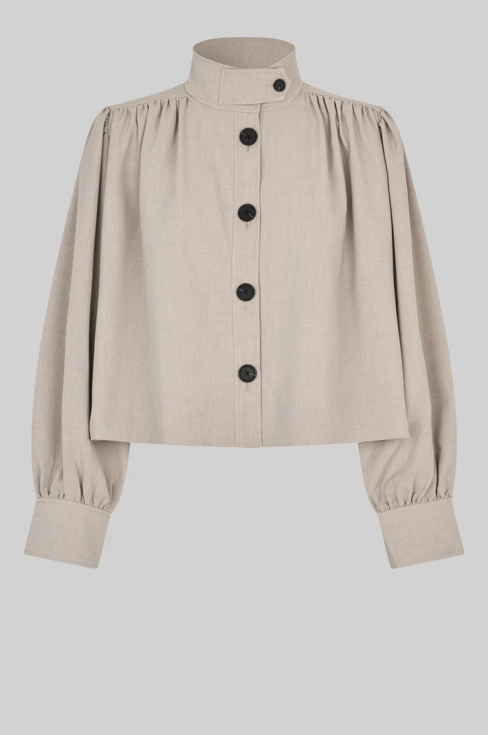 Zoie Jacket - Light Beige Melange