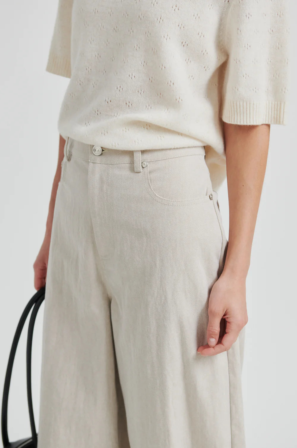 Bacoli Barrel Trousers - Soft Beige