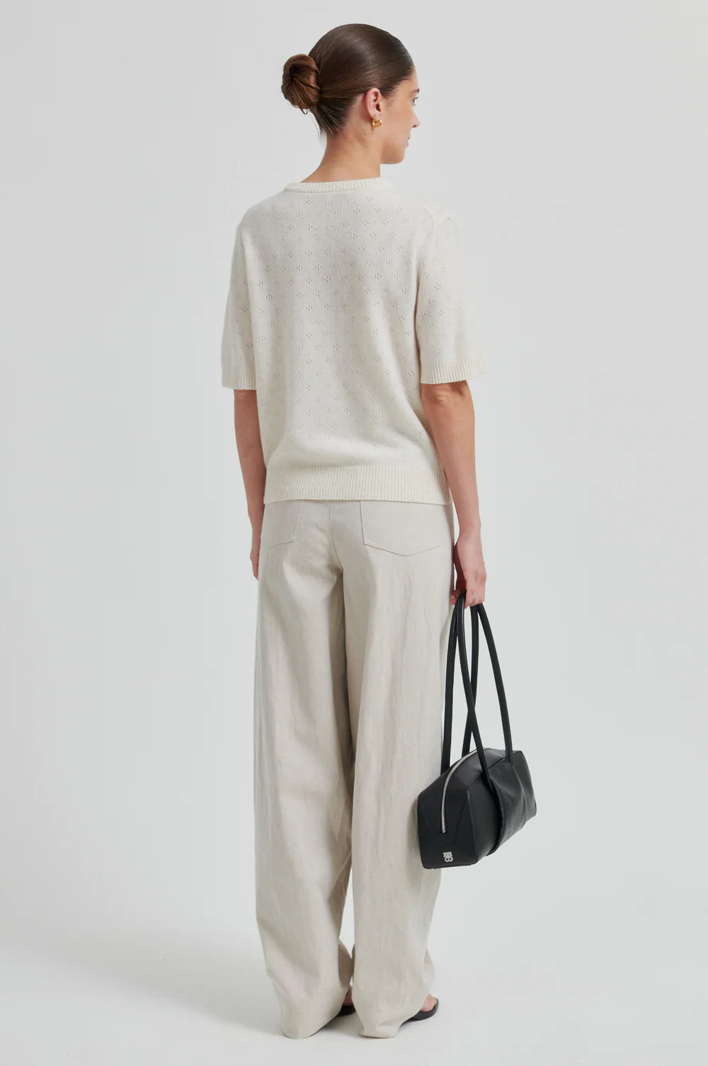 Finesse Leather Bag - Black