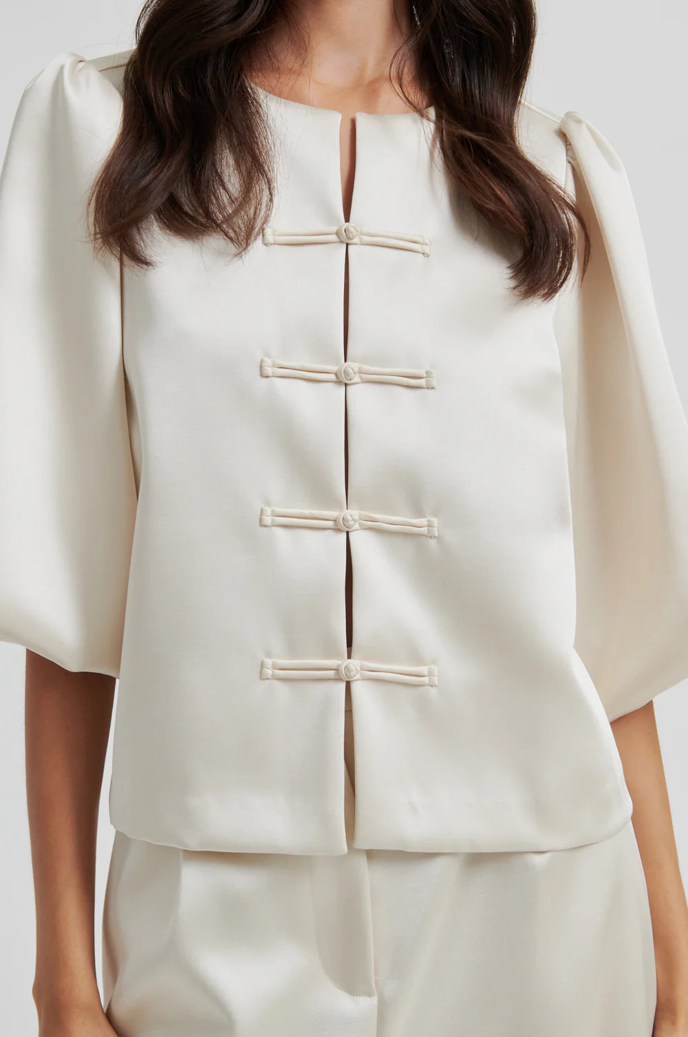 Perlla New Blouse - Soft Beige