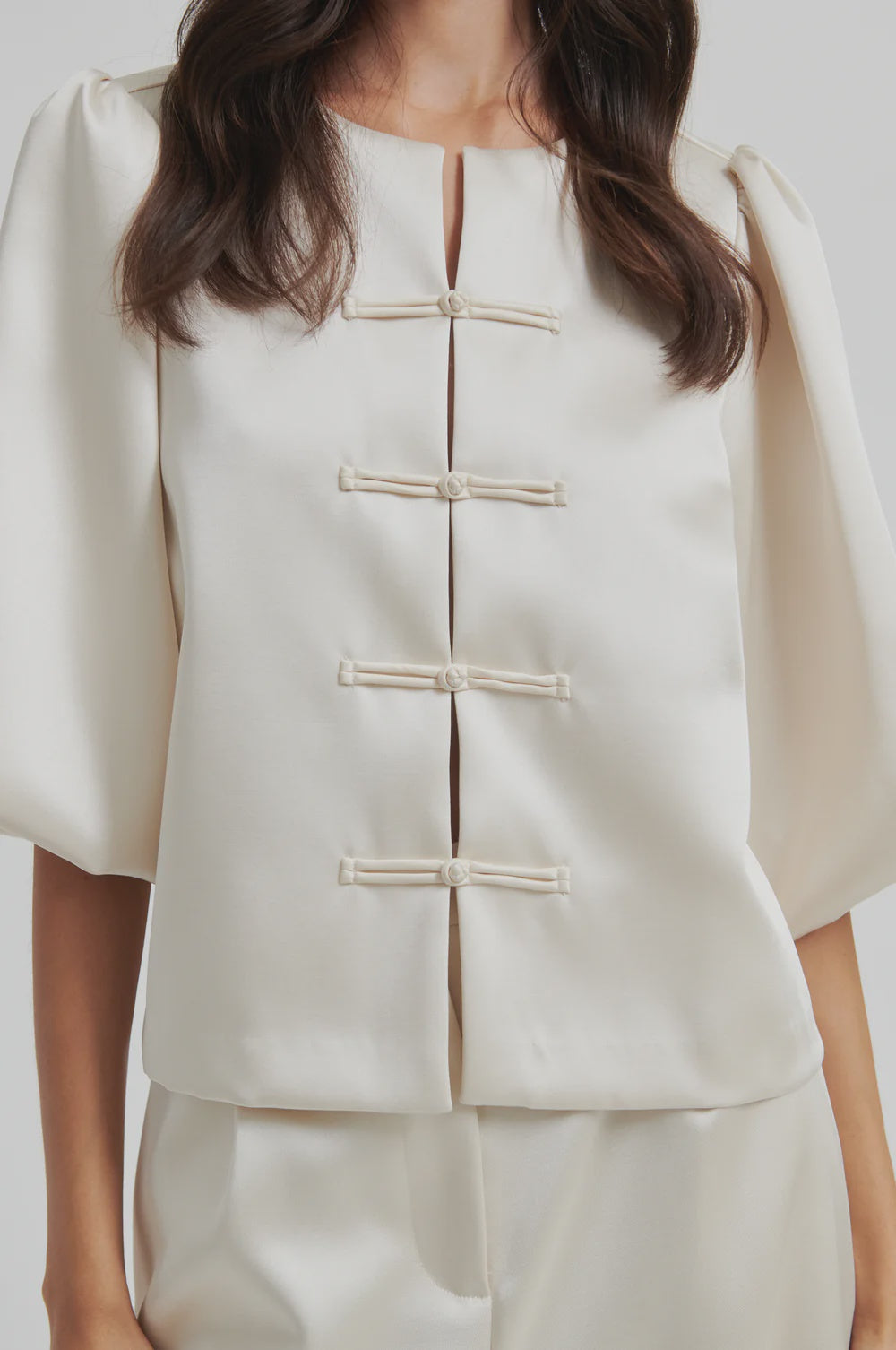 Perlla New Blouse - Soft Beige