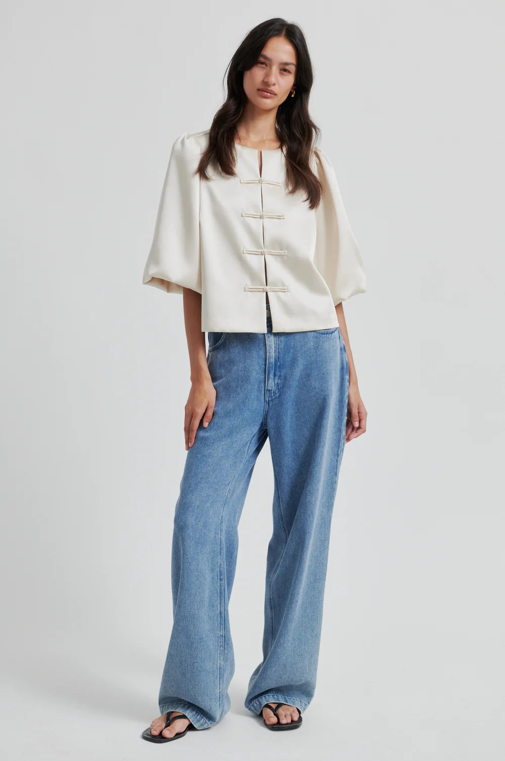 Perlla New Blouse - Soft Beige