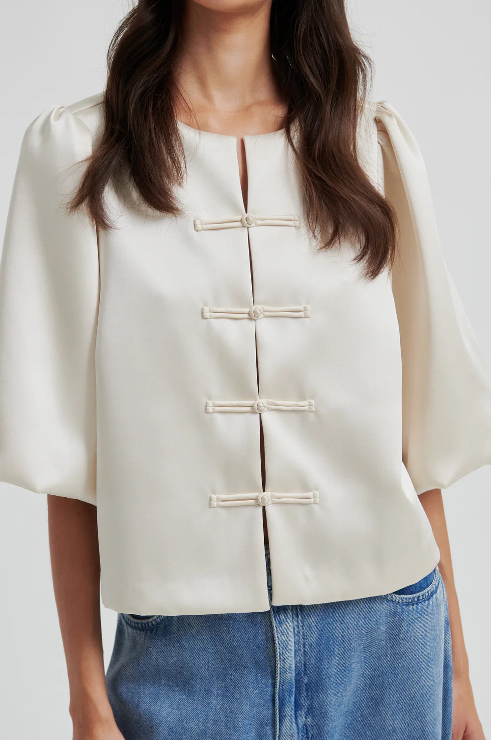 Perlla New Blouse - Soft Beige