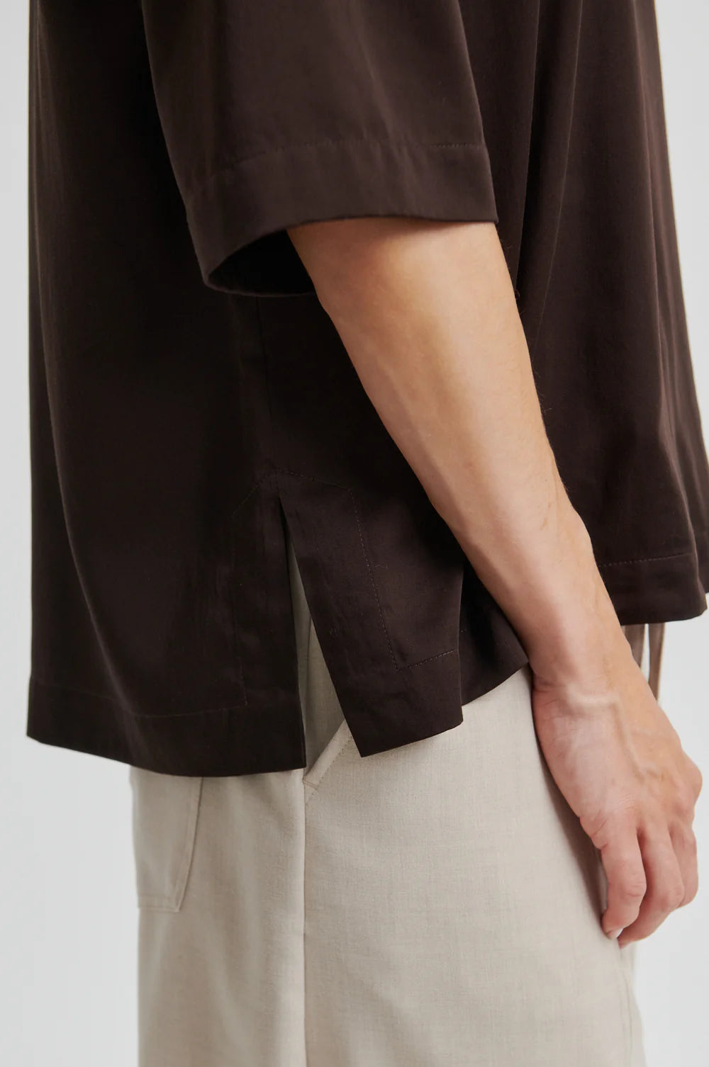 Samanta SS Blouse - Chocolate Torte