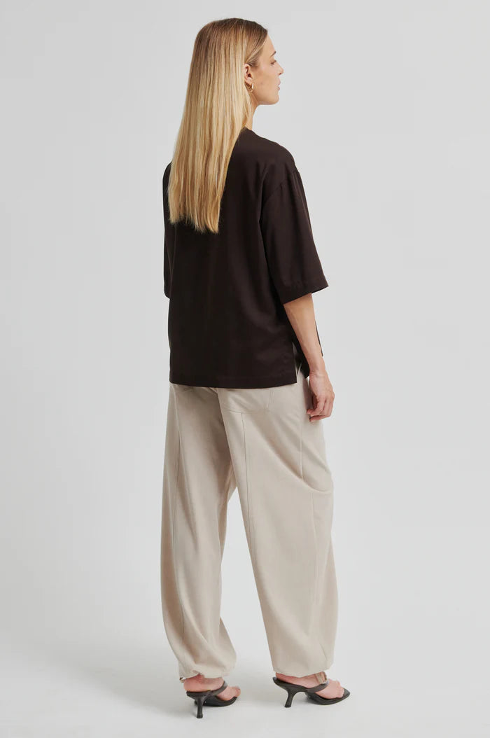 Samanta SS Blouse - Chocolate Torte