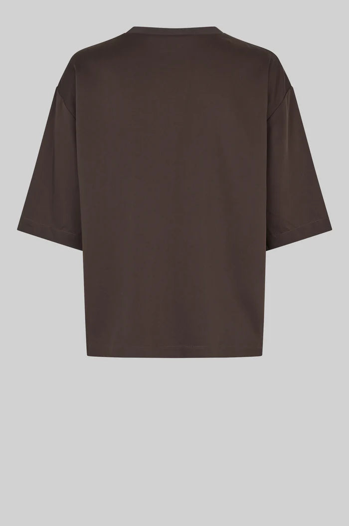 Samanta SS Blouse - Chocolate Torte