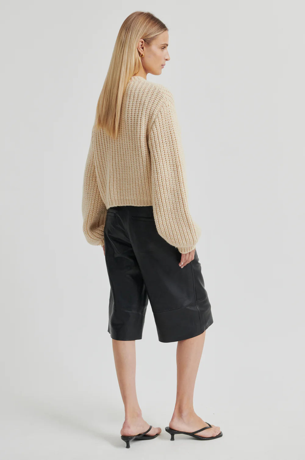 Ulrikke Knit Cardigan - Soft Beige