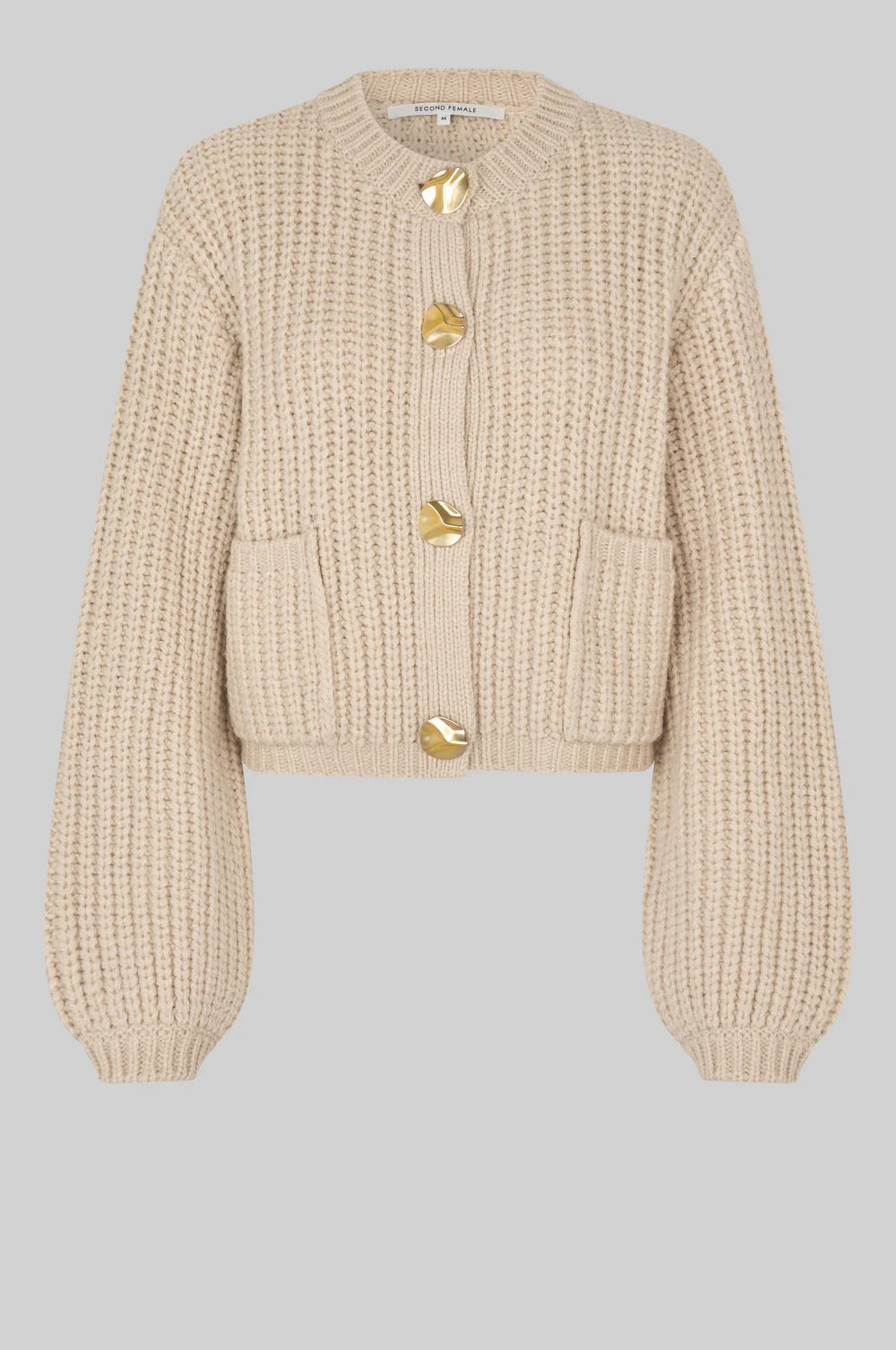 Ulrikke Knit Cardigan - Soft Beige
