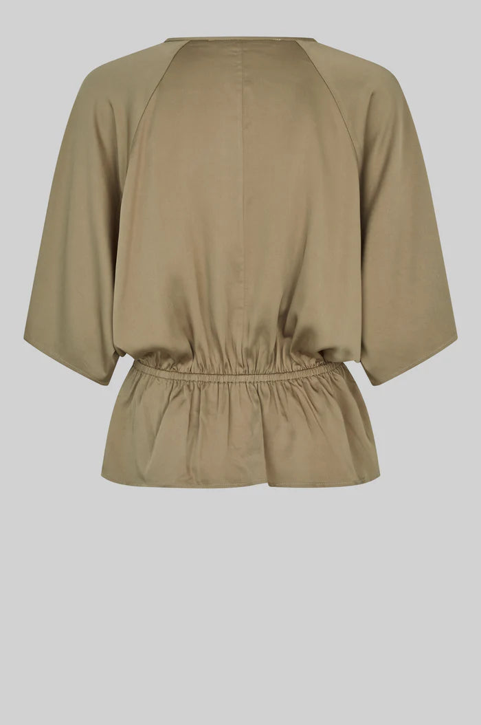 Shera Blouse - Petrified Oak